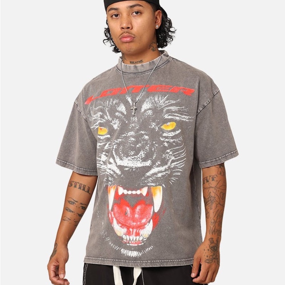LOITER Urban Beast Vintage T-Shirt NEW L